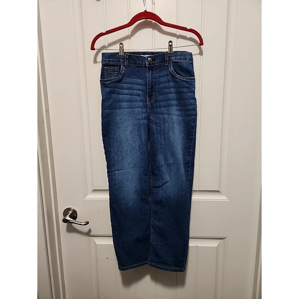 OshKosh Bgosh Boys Straight Leg Jeans Medium Wash Blue Denim Size 12 Regular
